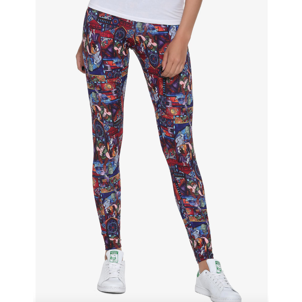 HUNCHBACK OF NOTRE DAME STAINED GLASS LEGGINGS